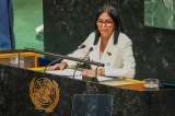 Delcy Rodríguez habló de elecciones en Venezuela ante la ONU, pero no dio ninguna fecha