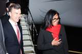 Delcy Rodríguez aterrizó en Nueva York para participar en la Asamblea de la ONU