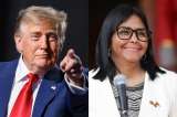 Donald Trump y Delcy Rodríguez se reunieron por primera vez, en Nueva York