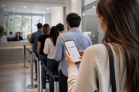 Cómo funcionan las filas virtuales en bancos, EPS y entidades en Colombia