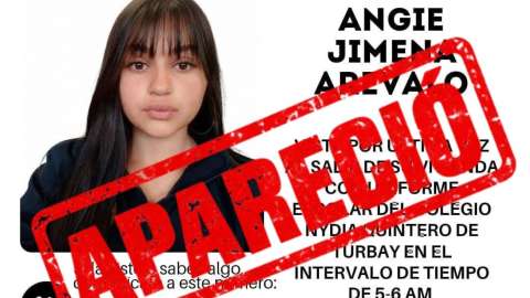 Apareció con vida Angie Arevalo; el rastro de la menor se había perdido en Engativá