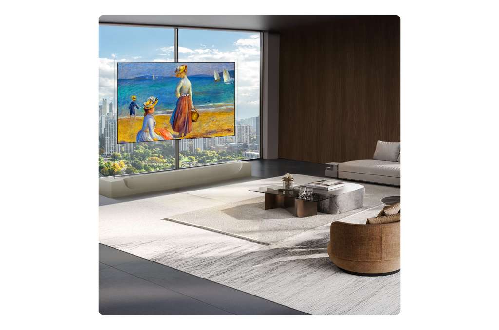 El OLED evo W6 refleja la evolución de los televisores de alta gama hacia diseños más integrados.