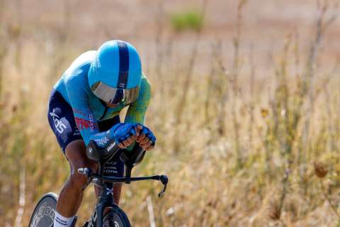 Harold Tejada volvió a meterse al top-10 de la general tras la crono en La Vuelta