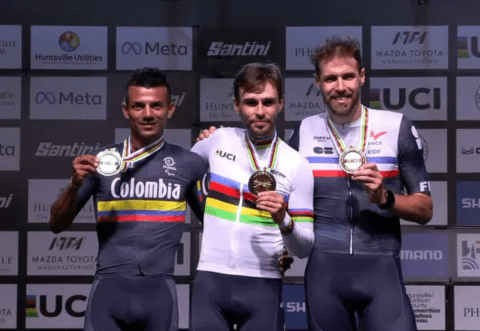 Carlos Vargas hizo historia con una medalla de plata en el Mundial de Paracycling 2026