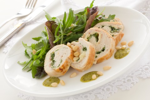 Pollo relleno fácil y económico para el día a día