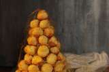 Torre de profiteroles rellenos de arequipe paso a paso