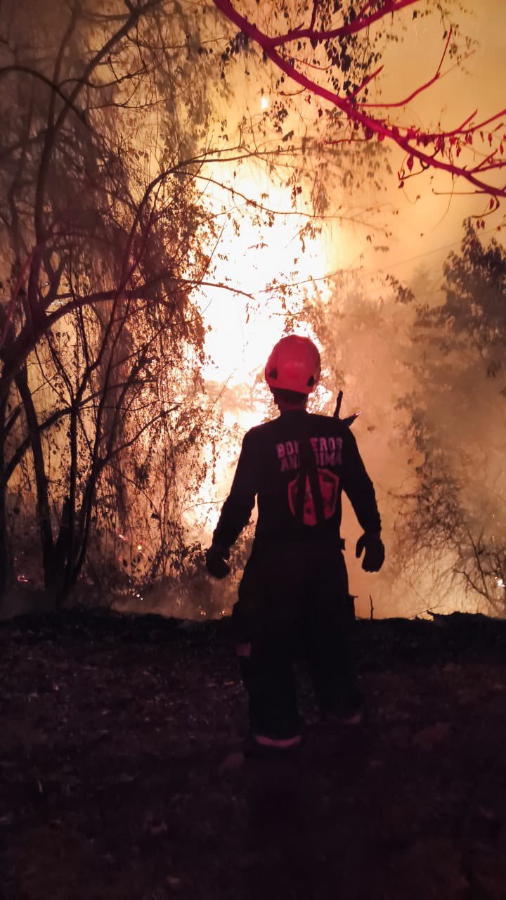 Cinco incendios forestales permanecen activos en Cundinamarca