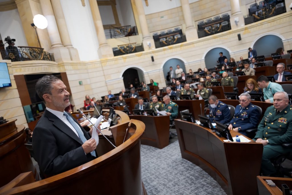 El canciller Omar Bula se presentó ante la Comisión Segunda de Senado para presentar el presupuesto de su cartera.