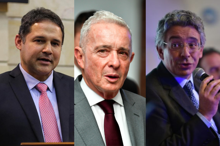 Presidente del Congreso salió en defensa de Álvaro Uribe tras posturas de Enrique Gómez