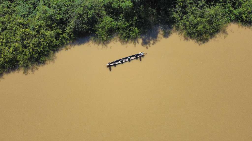 Toma área de la Reserva Natural Matabambú Lagunas.