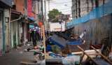 Operativo en San Bernardo: despejan la calle tercera e incautan más de 100 armas blancas