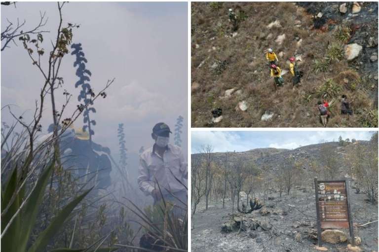 El incendio en Boyacá ya ha consumido cerca de 1.200 hectáreas.
