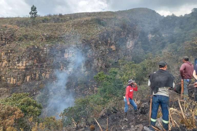 El IDEAM recientemente señaló que lloverá en algunos municipios de Boyacá. Sin embargo, predomina el tiempo seca en las zonas afectadas por los incendios.