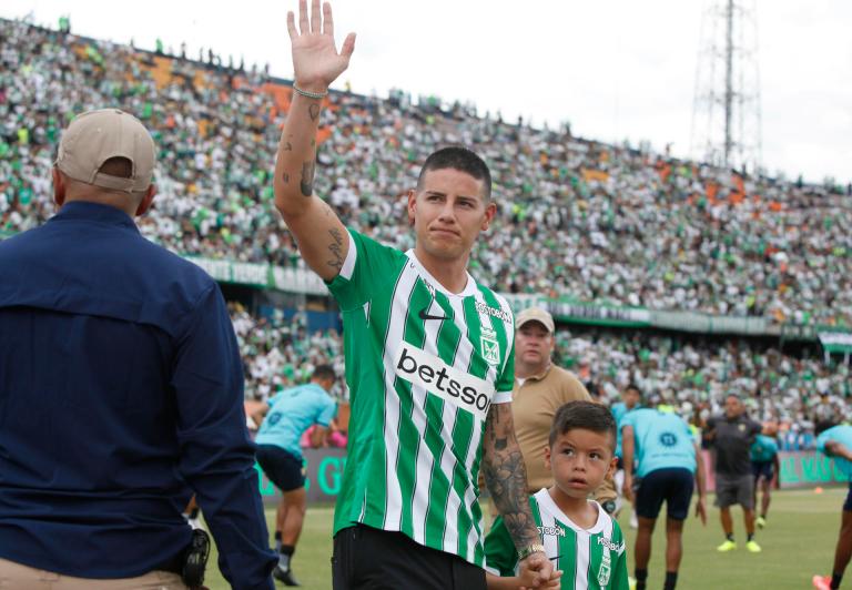 James Rodríguez y la duda que crece en Atlético Nacional: ¿jugará contra Int. de Bogotá?
