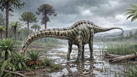 Hallan restos de dinosaurio de 25 metros del que solo se tenían registros en Norteamérica