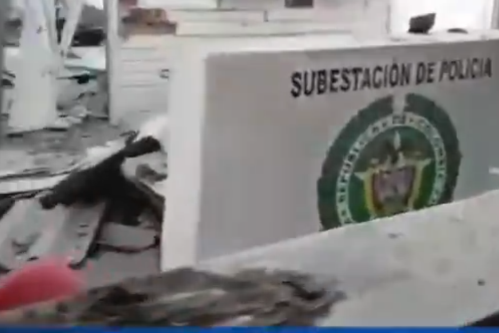 Los uniformados del corregimiento fueron evacuados en días pasados. En este momento la zona está sin protección de la fuerza pública.