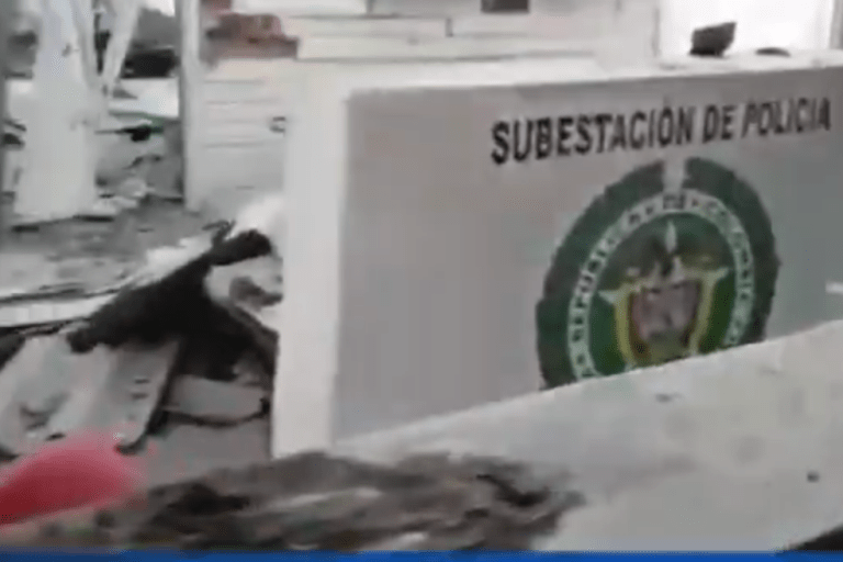 Denuncian destrucción de estación de Policía en Guamalito tras evacuación de uniformados