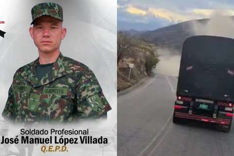 Un soldado muerto y otros dos heridos deja detonación de explosivos en la Vía Panamericana
