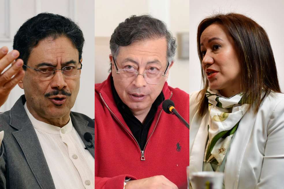 El expresidente Gustavo Petro lidera el Pacto Histórico. Los senadores Iván Cepeda y Carolina Corcho agrupan sectores diferentes del movimiento.