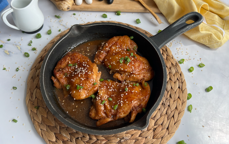 Receta de muslos de pollo en salsa teriyaki casera
