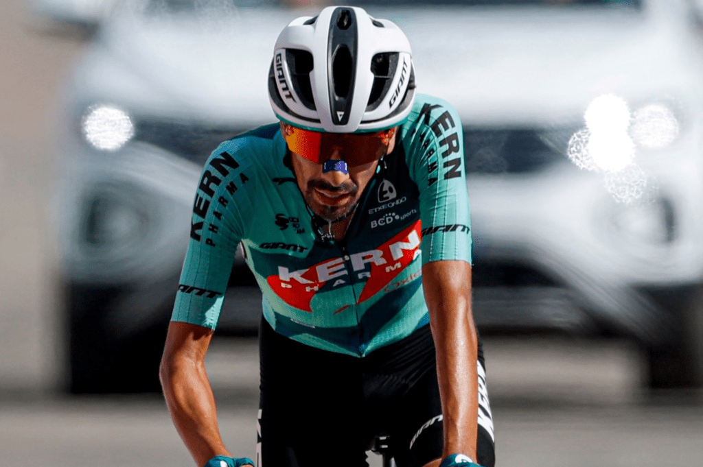 Iván Ramiro Sosa, en la etapa 14 de La Vuelta a España 2026.