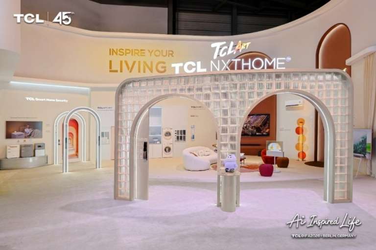 El concepto TCL NXTHOME™ reúne pantallas, electrodomésticos y soluciones inteligentes en un mismo entorno. La apuesta es que la tecnología se integre al hogar sin dominarlo y que los espacios respondan de manera más natural a quienes los habitan.