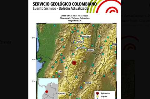 ¿Por qué hoy se han registrado más de 130 sismos en Chaparral? Servicio Geológico responde