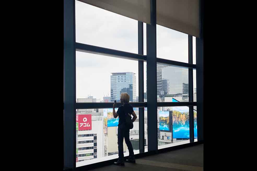 Mirador en el centro de Tokio, uno de los escenarios de "La forma de las cosas", novela de R. Reyes Ruiz.