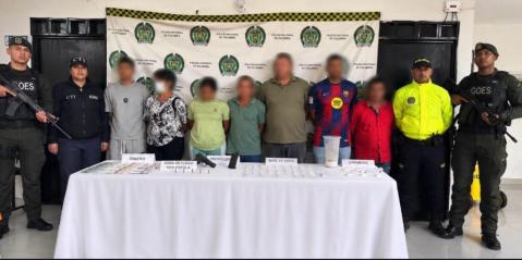 Desarticularon banda delincuencial que generaba COP 45 millones al mes en Valle del Cauca