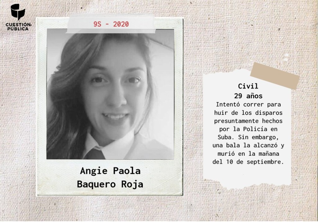 Justicia por Angi Baquero.