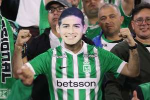 Galería: así se vivió en El Campín el debut de James Rodríguez con Atlético Nacional