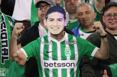 Galería: así se vivió en El Campín el debut de James Rodríguez con Atlético Nacional