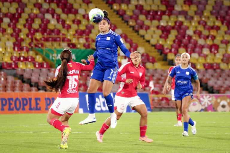 Santa Fe vs. Millonarios: empate 2-2 en El Campín por la Liga Betplay Femenina 2026