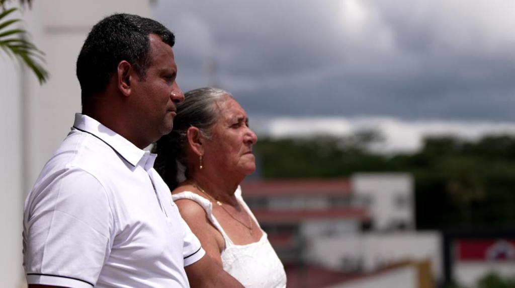 Jhon Quintero y María Tránsito Figueroa.