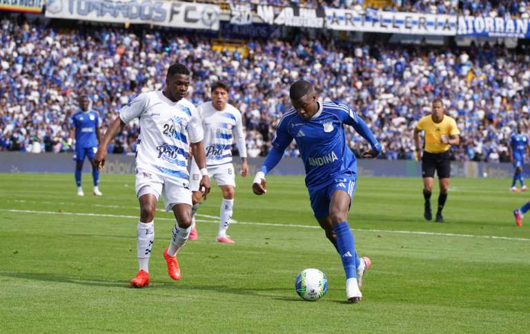 Las mejores imágenes de la presentación de Cuadrado y el triunfo de Millonarios