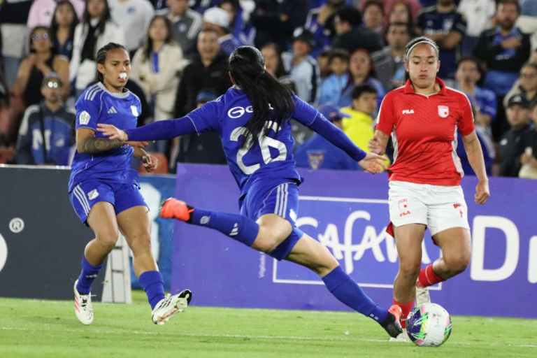 Santa Fe jugará la final femenina tras eliminar a Millos en un clásico de infarto: fotos