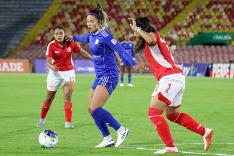 Santa Fe jugará la final femenina tras eliminar a Millos en un clásico de infarto: fotos