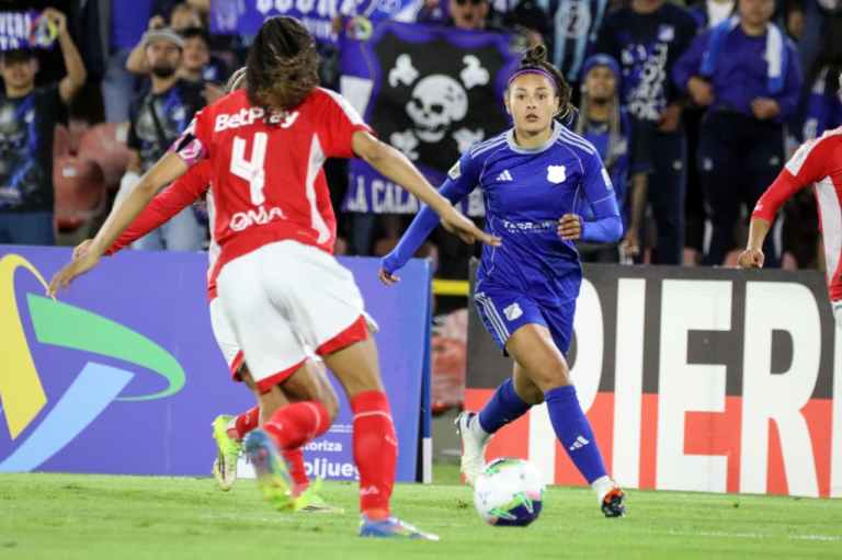 Santa Fe jugará la final femenina tras eliminar a Millos en un clásico de infarto: fotos