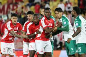 Santa Fe perdió tres puntos contra Deportivo Cali en Bogotá: imágenes