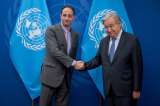 Restrepo se reunió con António Guterres un día antes de su intervención ante la ONU