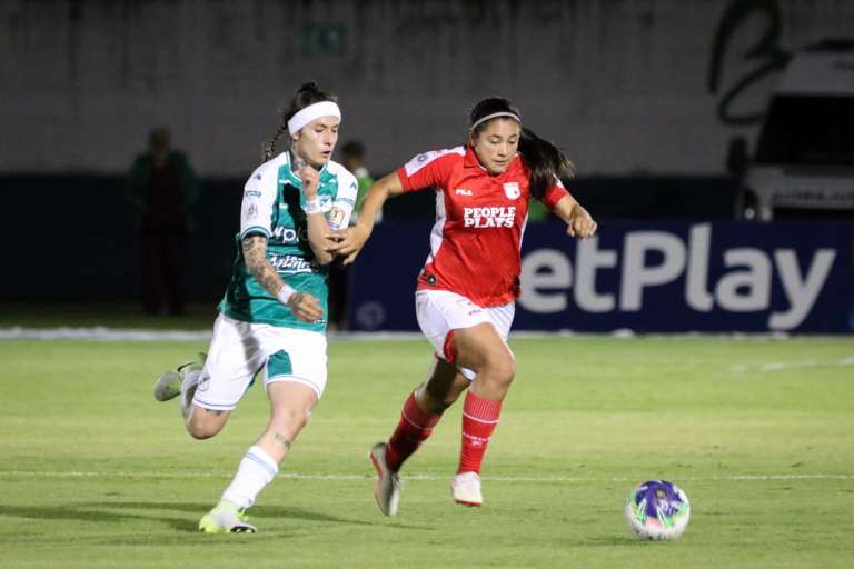 Partidazo en Tunja: Deportivo Cali venció a Santa Fe y tomó ventaja en la final femenina