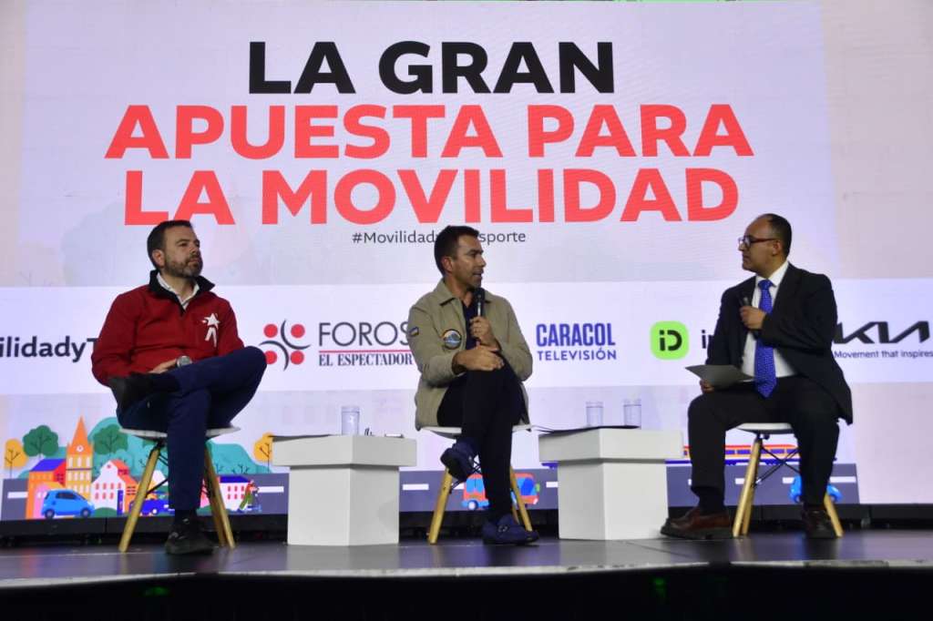 Jorge Rey y Carlos F. Galán durante el encuentro.