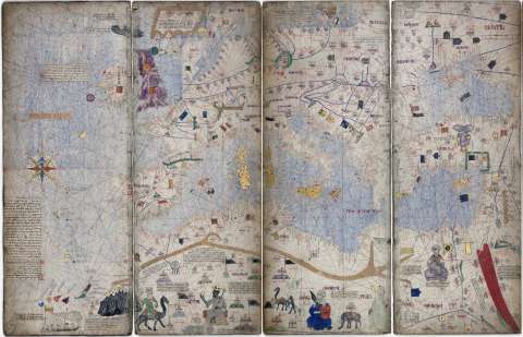El Atlas catalán: la gran pintura del mundo medieval