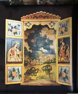 Sagrario de madera. El Bohío, Toro.