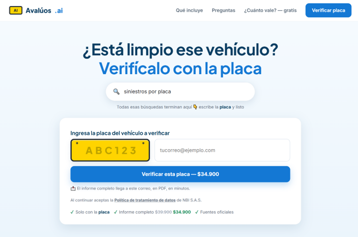 Suplantación y carros siniestrados: el aplicativo que ayuda a comprar usados sin fraudes