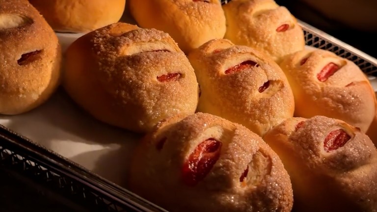 Pan pera relleno de bocadillo, la receta casera paso a paso