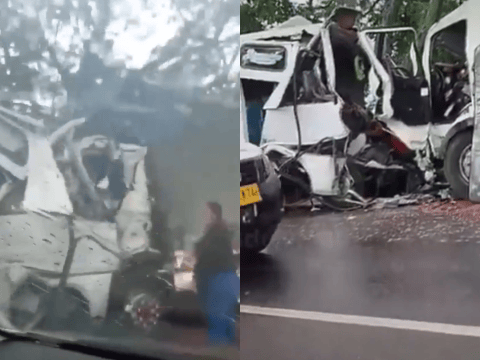 Choque frontal en vía Chicoral-El Espinal, Tolima, deja un muerto y dos heridos