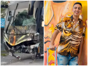 Accidente de bus de Martín Elías Jr. dejó dos muertos en vías de Santander