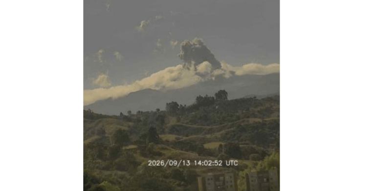 SGC registra siete emisiones de ceniza del volcán Puracé: continúa en alerta naranja