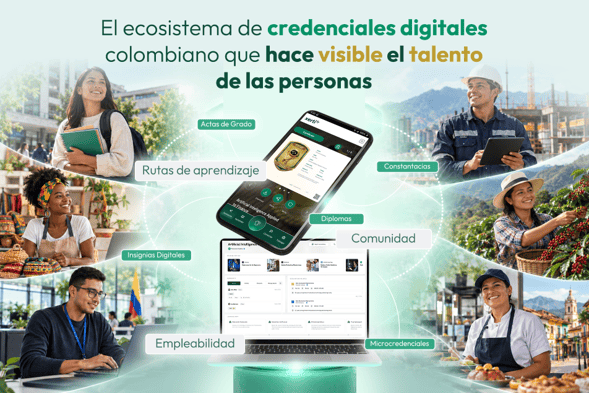 Xertify ha emitido credenciales digitales a cientos de miles de colombianos que tienen portabilidad de sus logros para toda la vida con seguridad y confianza.